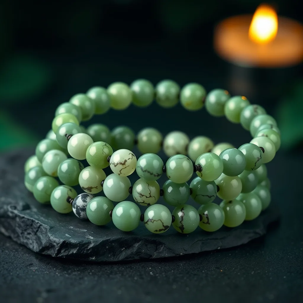 Serpentine & Nephrite Bracelet — Serpent Stone